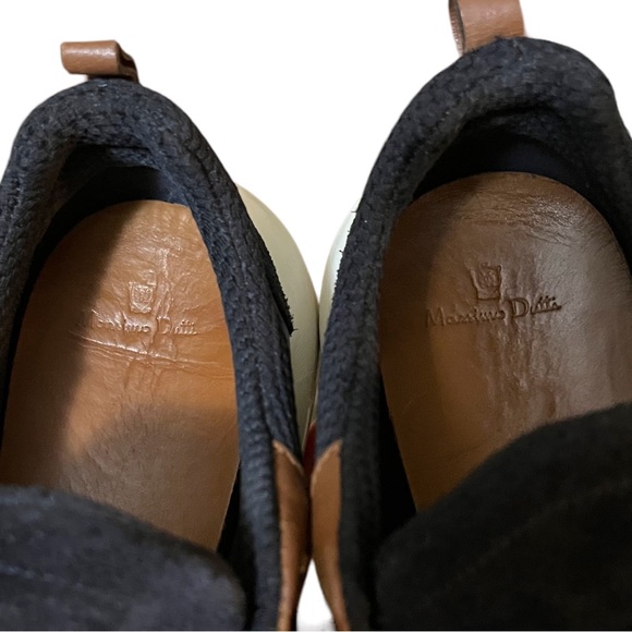 Massimo Dutti Suede Leather Trainers Men’s Sneakers Lace-Up Oversized Soles - Picture 8 of 12